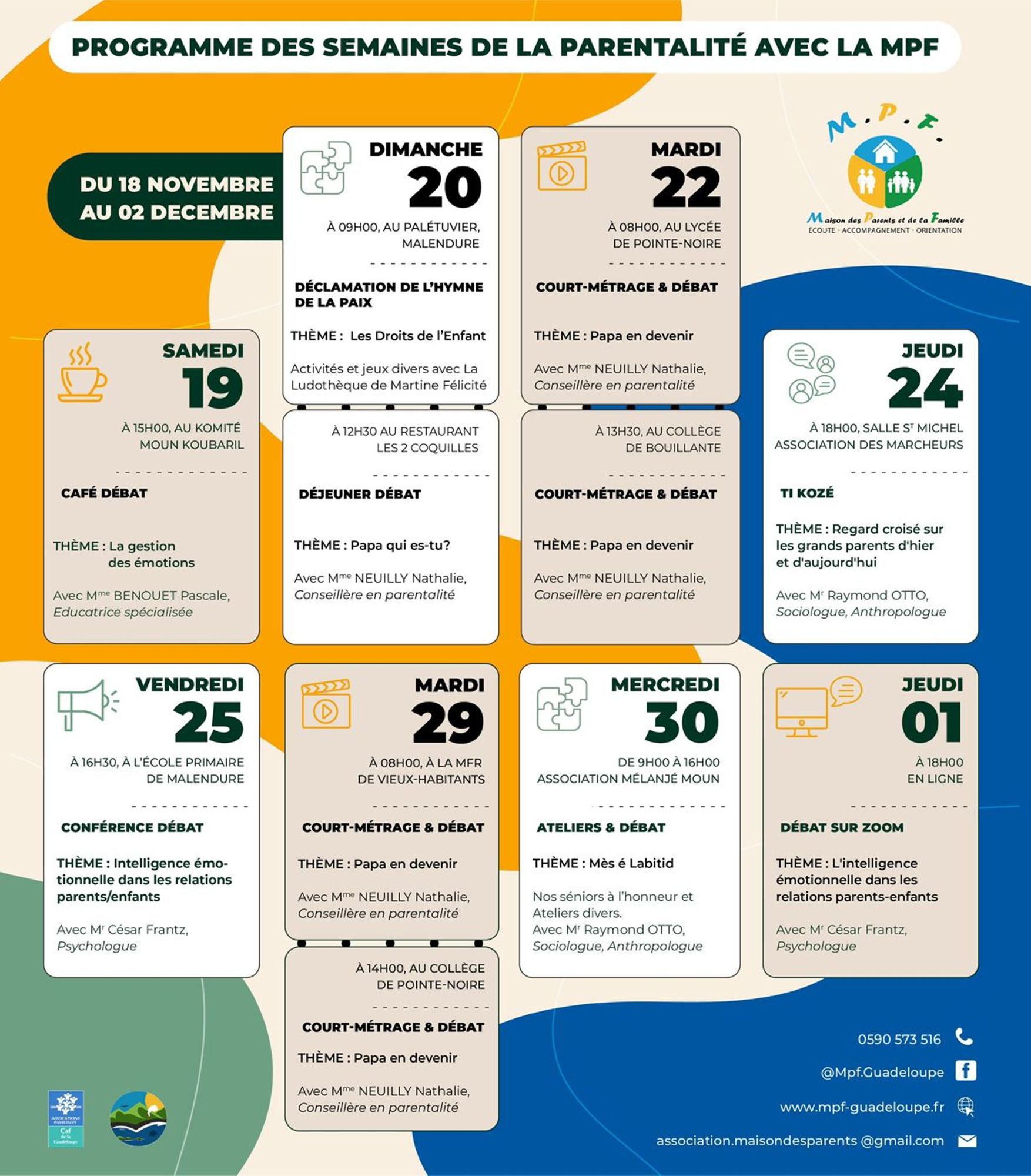 Infographie Semaines de la Parentalité 2022